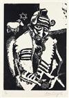 MARC CHAGALL Group of 6 early woodcuts.